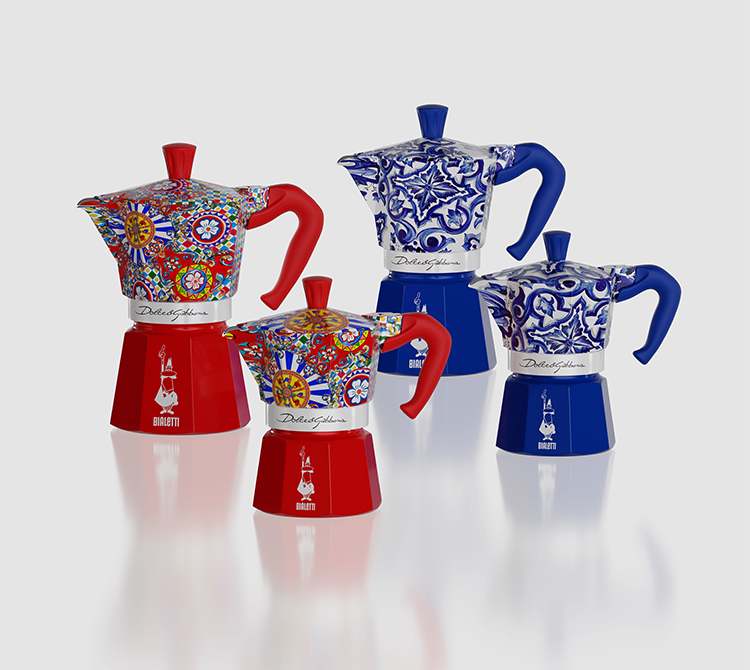 Dolce&Gabbana Bialetti | Moka and Box Blu Mediterraneo - Carretto