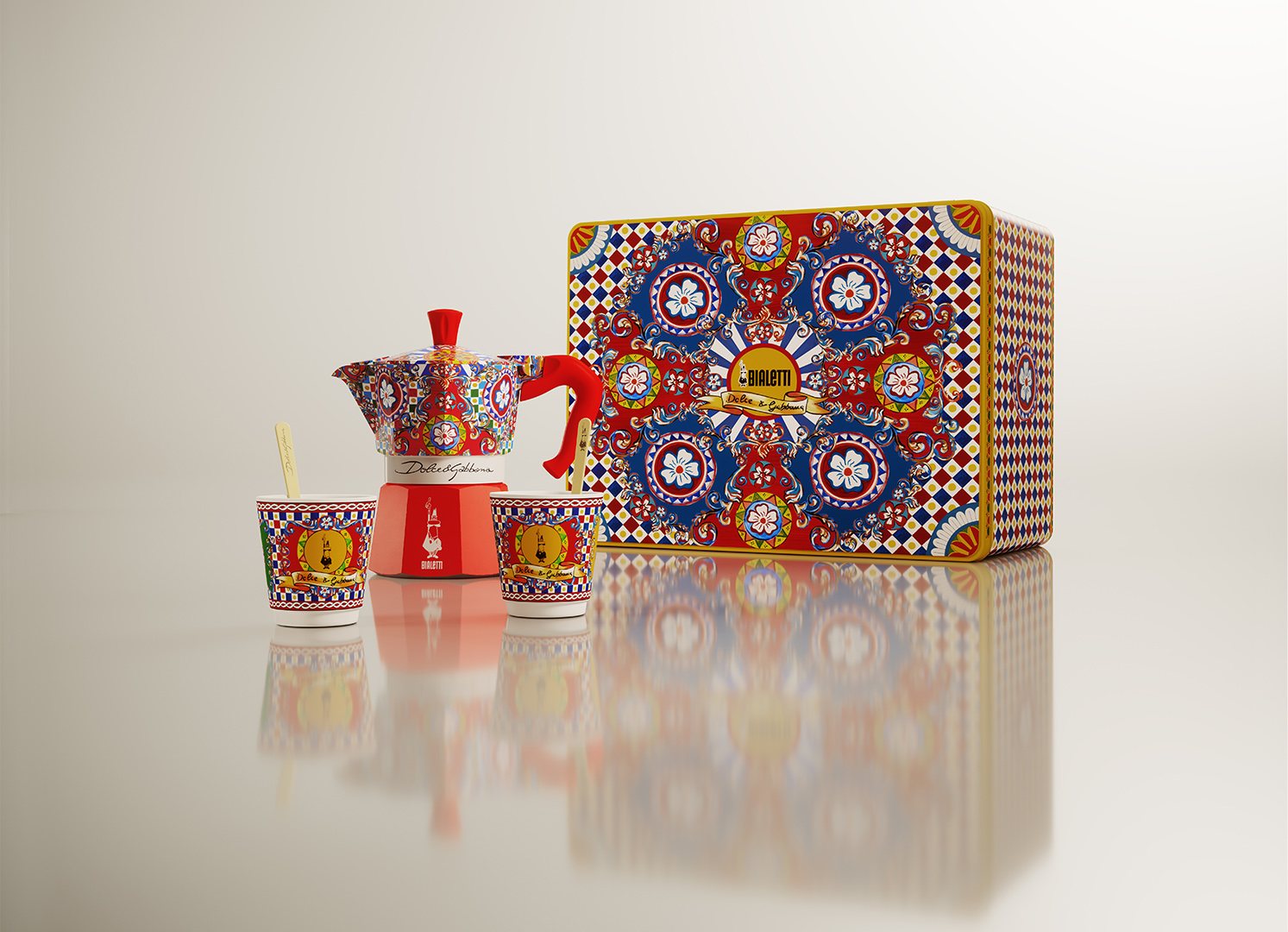 Dolce&Gabbana Bialetti | Moka and Box Carretto