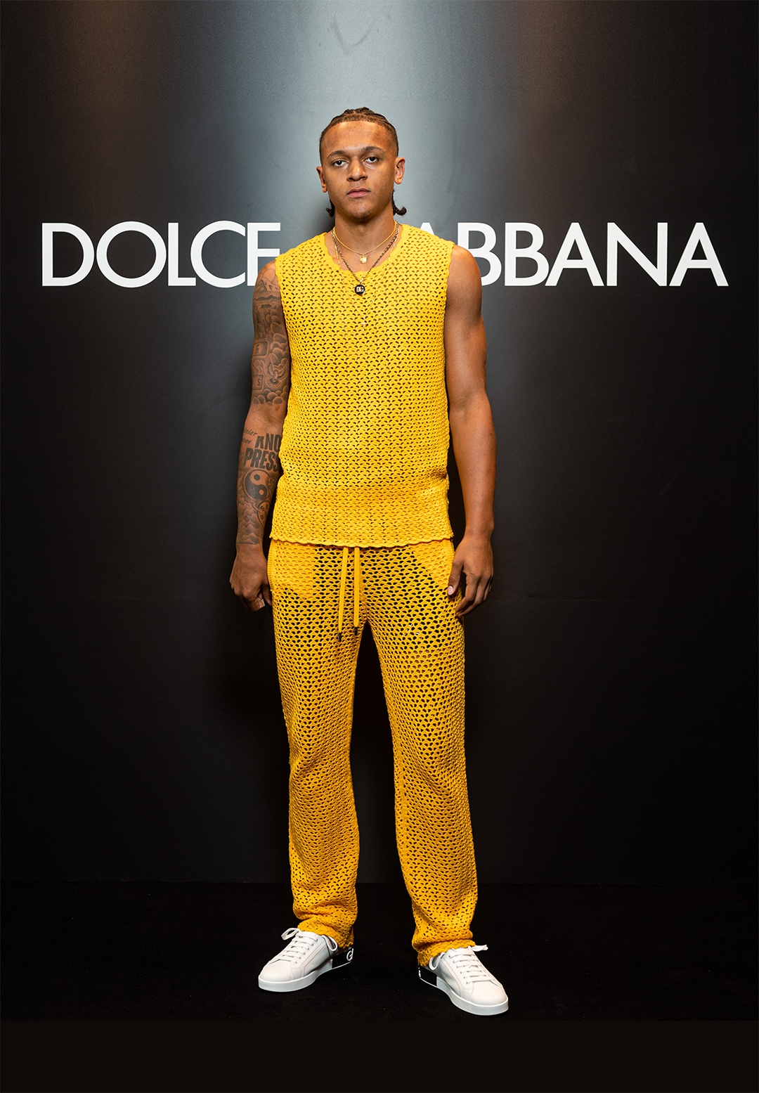 12 Dolce And Gabbana Man Spring Summer 2024 Fashion Show Celebrities Paolo Banchero 