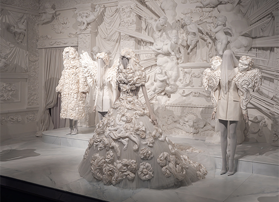 White Baroque dress - From the Heart to the Hands 2024, Palazzo Reale