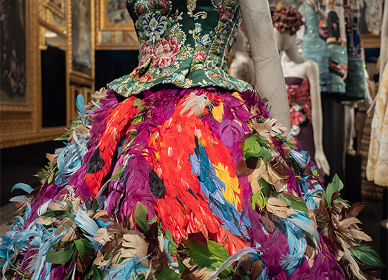 Fatto a Mano dress - From the Heart to the Hands 2024, Palazzo Reale rooms