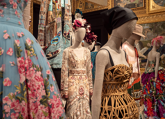 Fatto a Mano dress - From the Heart to the Hands 2024, Palazzo Reale rooms