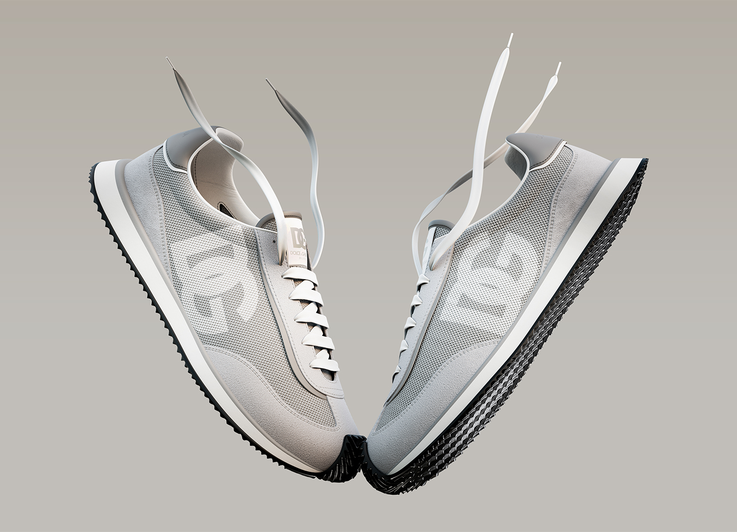 Sneakers DG Cushion Grey | Dolce&Gabbana Shoes 2024
