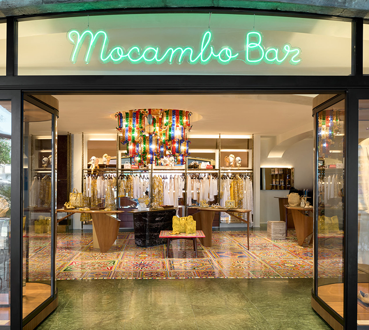 Dolce&Gabbana Taormina Mocambo Bar and boutique