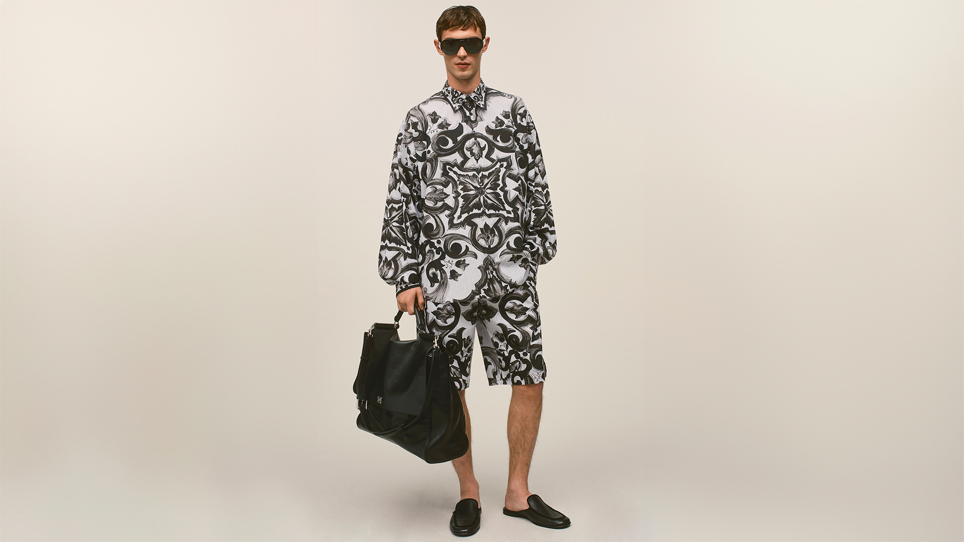 Dolce&Gabbana Man Fall/Winter 2025 Collection - Maiolica Nera 01