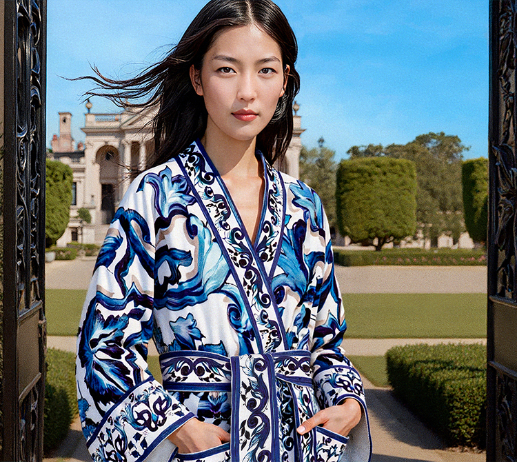 Dolce&Gabbana Casa | Bathrobe Collection - Blu Mediterraneo 03